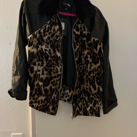 Leopard jacket wild thoughts fur jacket - Picture 3 of 6